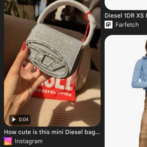 Diesel 1DR Shoulder Bag XS - Picture 4 of 16